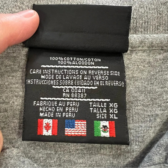 Vintage 90s Adidas Golf Polo Gray Shirt men’s size XL - Picture 4 of 11